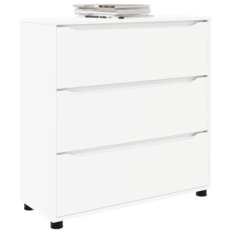 vidaXL Storage Cabinet White 80 x 31 x 81 cm Engineered Wood