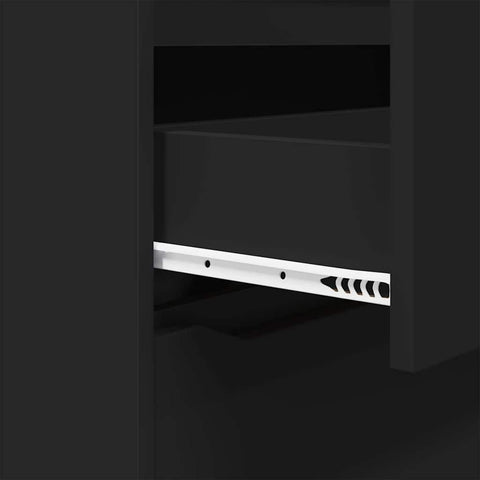 vidaXL Storage Cabinet Black 80 x 31 x 81 cm Engineered Wood