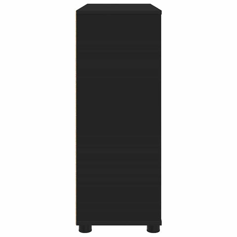 vidaXL Storage Cabinet Black 80 x 31 x 81 cm Engineered Wood