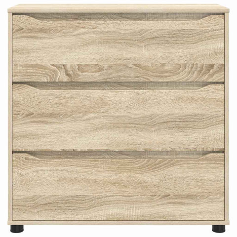 vidaXL Storage Cabinet Sonoma Oak 80 x 31 x 81 cm Engineered Wood