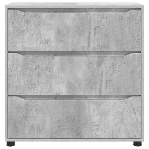 vidaXL Storage Cabinet Concrete Grey 80 x 31 x 81 cm Engineered Wood