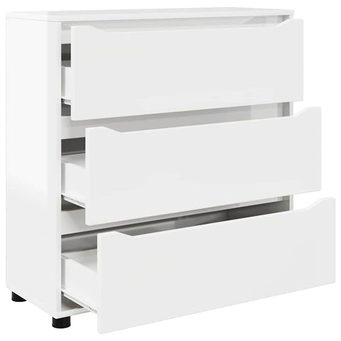 vidaXL Storage Cabinet High Gloss White 80 x 31 x 81 cm