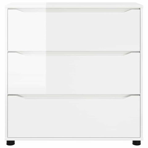 vidaXL Storage Cabinet High Gloss White 80 x 31 x 81 cm