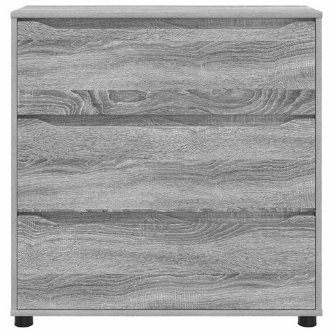 vidaXL Storage Cabinet Grey Sonoma 80 x 31 x 81 cm Engineered Wood