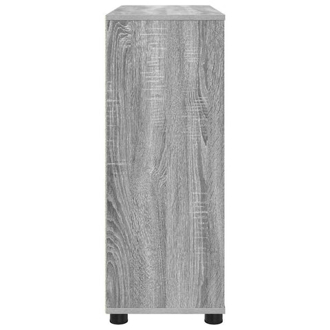 vidaXL Storage Cabinet Grey Sonoma 80 x 31 x 81 cm Engineered Wood