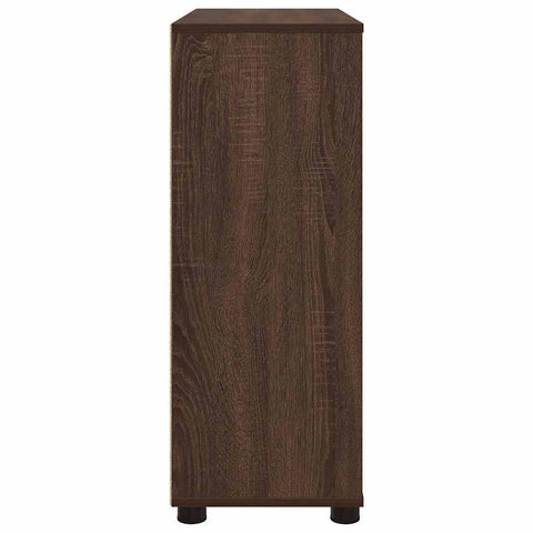 vidaXL Storage Cabinet Brown Oak 80 x 31 x 81 cm Engineered Wood