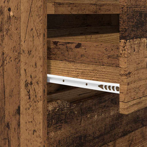 vidaXL Storage Cabinet Old Wood 80 x 31 x 81 cm Engineered Wood