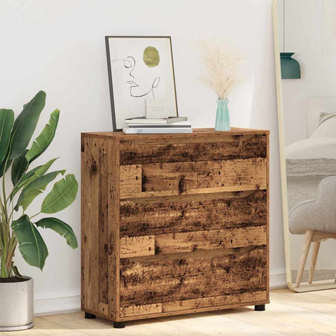 vidaXL Storage Cabinet Old Wood 80 x 31 x 81 cm Engineered Wood