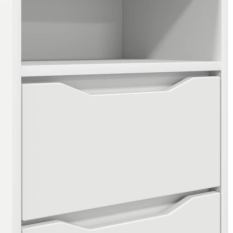 vidaXL Bedside Table White 40 x 30 x 467 cm Engineered Wood