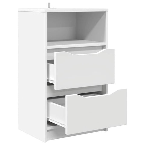 vidaXL Bedside Table White 40 x 30 x 467 cm Engineered Wood