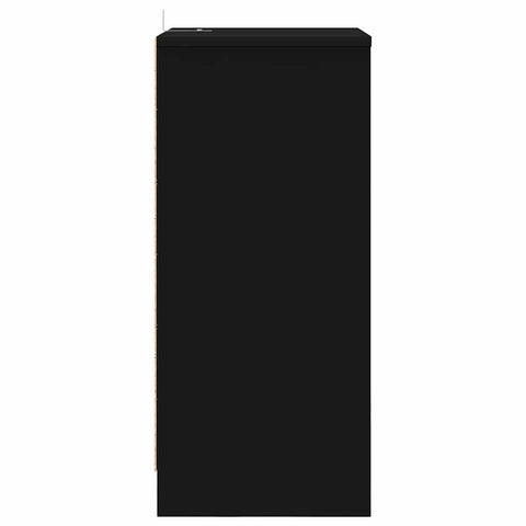 vidaXL Bedside Tables 2 pcs Black 40 x 30 x 467 cm Engineered Wood