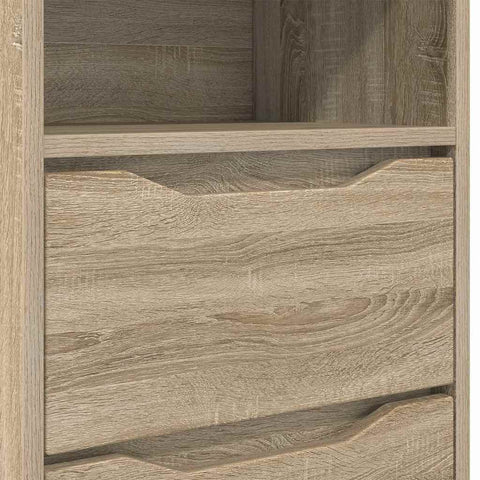 vidaXL Bedside Tables with Drawer 2 pcs Sonoma Oak 40 x 30 x 467 cm