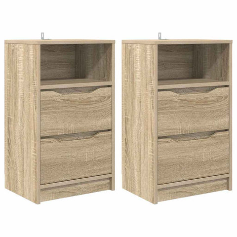 vidaXL Bedside Tables with Drawer 2 pcs Sonoma Oak 40 x 30 x 467 cm