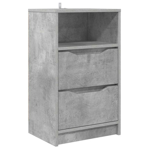 vidaXL Bedside Table Concrete Grey 40 x 30 x 467 cm Engineered Wood