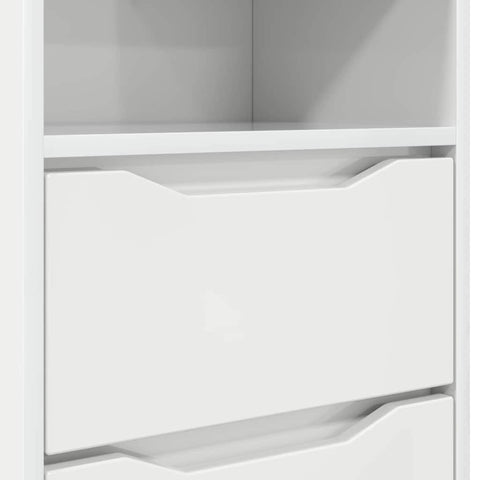vidaXL Bedside Tables 2 pcs High Gloss White 40 x 30 x 467 cm