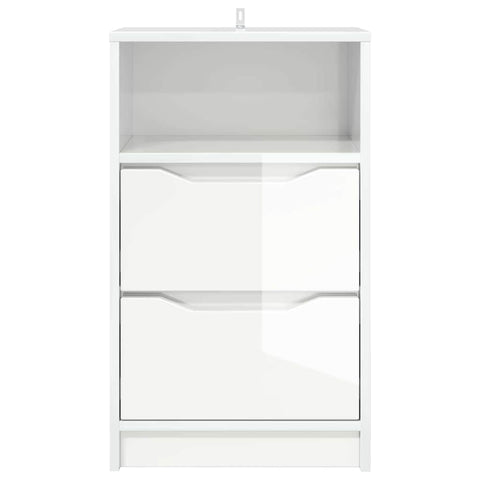 vidaXL Bedside Tables 2 pcs High Gloss White 40 x 30 x 467 cm