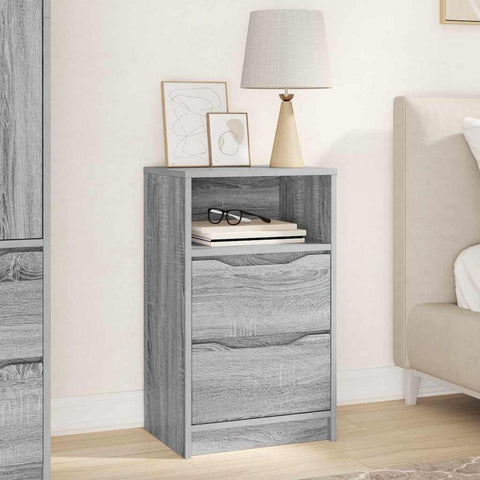 vidaXL Bedside Table Grey Sonoma 40 x 30 x 467 cm Engineered Wood