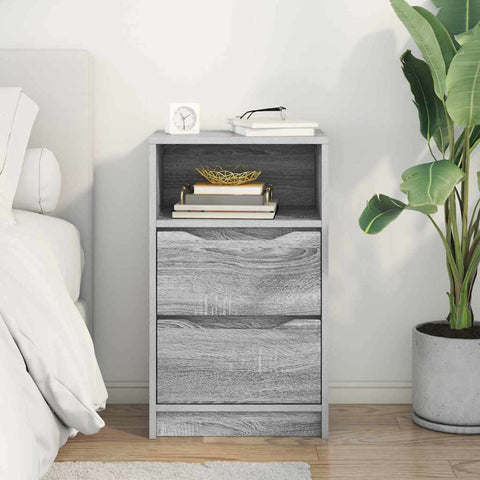 vidaXL Bedside Table Grey Sonoma 40 x 30 x 467 cm Engineered Wood