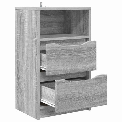 vidaXL Bedside Table Grey Sonoma 40 x 30 x 467 cm Engineered Wood