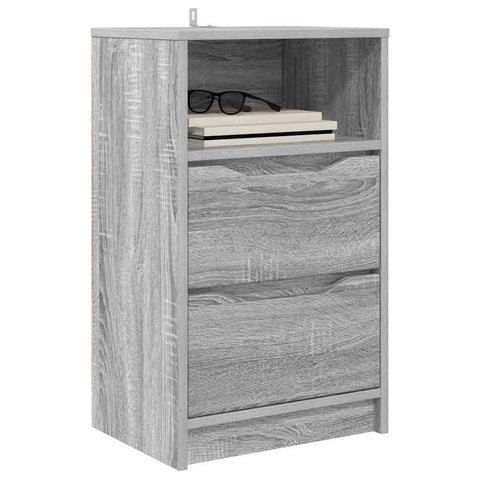 vidaXL Bedside Table Grey Sonoma 40 x 30 x 467 cm Engineered Wood