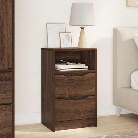 vidaXL Bedside Table Brown Oak 40 x 30 x 467 cm Engineered Wood