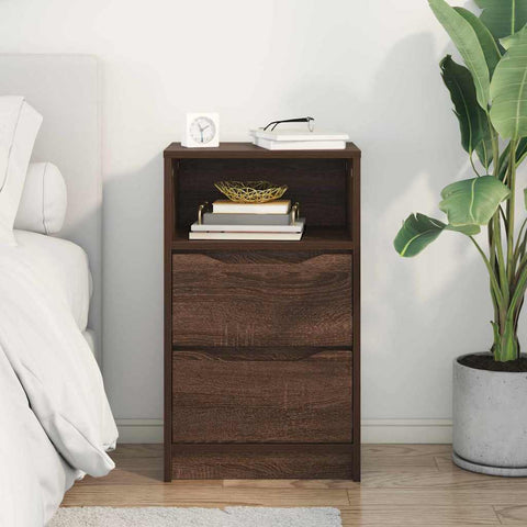 vidaXL Bedside Table Brown Oak 40 x 30 x 467 cm Engineered Wood