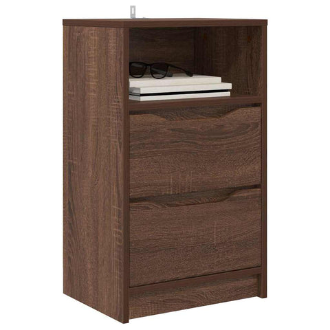 vidaXL Bedside Table Brown Oak 40 x 30 x 467 cm Engineered Wood