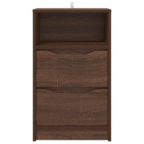 vidaXL Bedside Tables 2 pcs Brown Oak 40 x 30 x 467 cm Engineered Wood