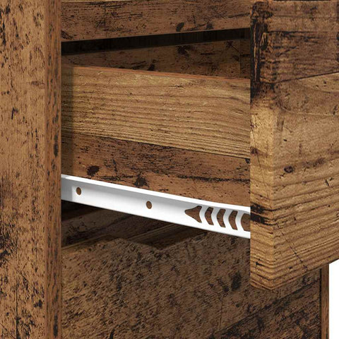 vidaXL Bedside Tables 2 pcs Old Wood 40 x 30 x 467 cm Engineered Wood