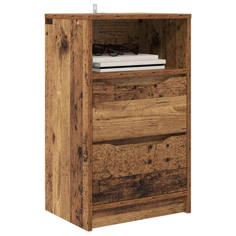 vidaXL Bedside Tables 2 pcs Old Wood 40 x 30 x 467 cm Engineered Wood