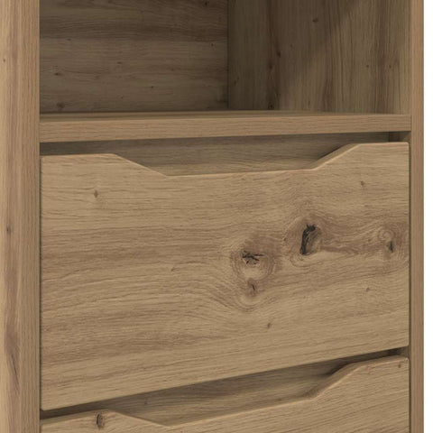 vidaXL Bedside Table Artisan Oak 40 x 30 x 467 cm Engineered Wood