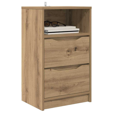 vidaXL Bedside Tables with Drawer 2 pcs Artisan Oak 40 x 30 x 467 cm