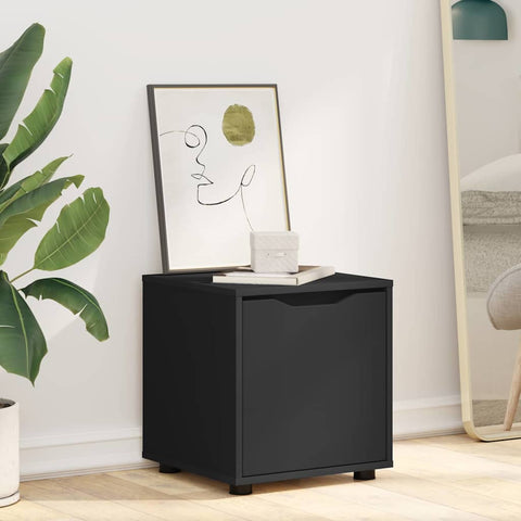 vidaXL Bathroom Cabinet Black 40.5 x 40 x 44 cm Engineered Wood