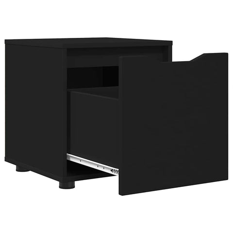 vidaXL Bathroom Cabinet Black 40.5 x 40 x 44 cm Engineered Wood