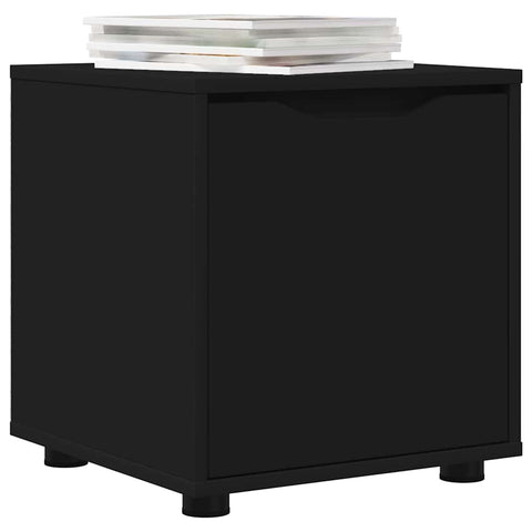 vidaXL Bathroom Cabinet Black 40.5 x 40 x 44 cm Engineered Wood