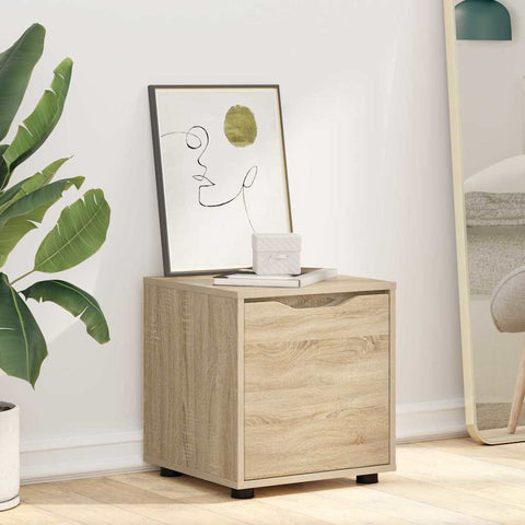 vidaXL Bathroom Cabinet Sonoma Oak 40.5 x 40 x 44 cm Engineered Wood