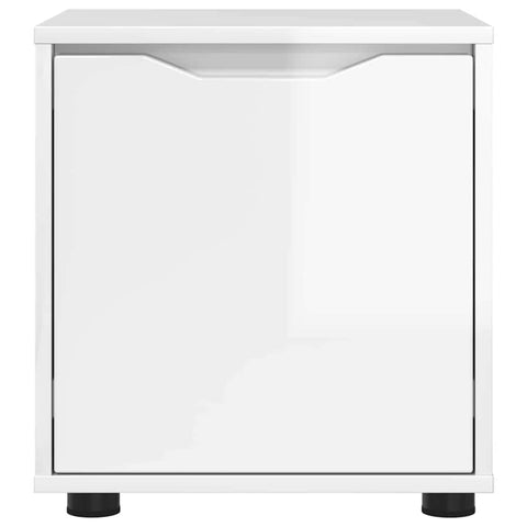 vidaXL Bathroom Cabinet High Gloss White 40.5 x 40 x 44 cm