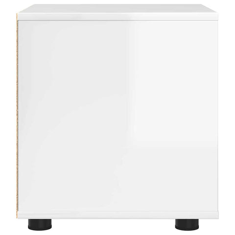 vidaXL Bathroom Cabinet High Gloss White 40.5 x 40 x 44 cm