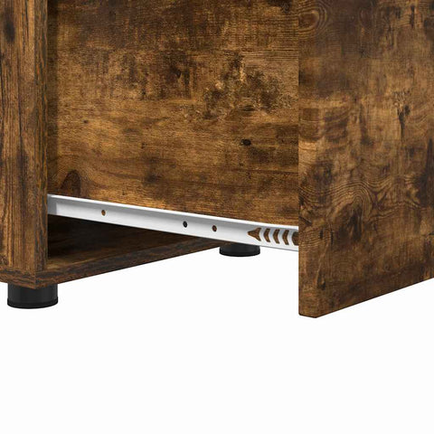 vidaXL Bathroom Cabinet Smoked Oak 40.5 x 40 x 44 cm Engineered Wood