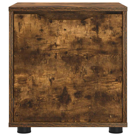 vidaXL Bathroom Cabinet Smoked Oak 40.5 x 40 x 44 cm Engineered Wood