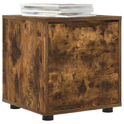 vidaXL Bathroom Cabinet Smoked Oak 40.5 x 40 x 44 cm Engineered Wood