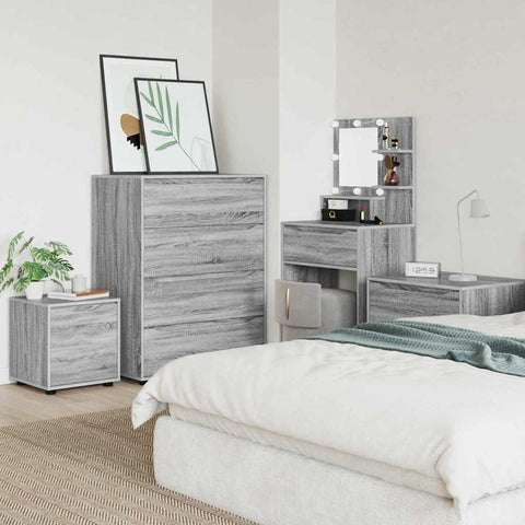 vidaXL Bathroom Cabinet Grey Sonoma 40.5 x 40 x 44 cm Engineered Wood