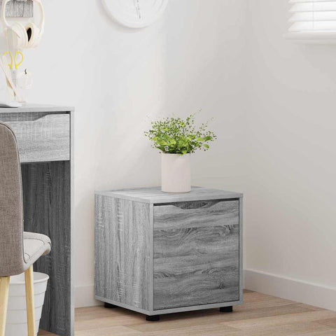 vidaXL Bathroom Cabinet Grey Sonoma 40.5 x 40 x 44 cm Engineered Wood