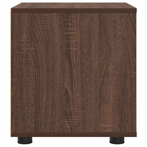 vidaXL Bathroom Cabinet Brown Oak 40.5 x 40 x 44 cm Engineered Wood