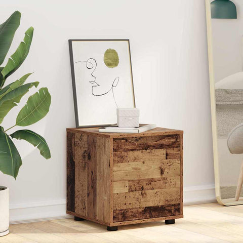 vidaXL Bathroom Cabinet Old Wood 40.5 x 40 x 44 cm Engineered Wood