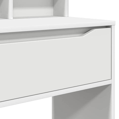 vidaXL Bedroom Dressing Tables with Drawer White 80 x 39.6 x 135 cm