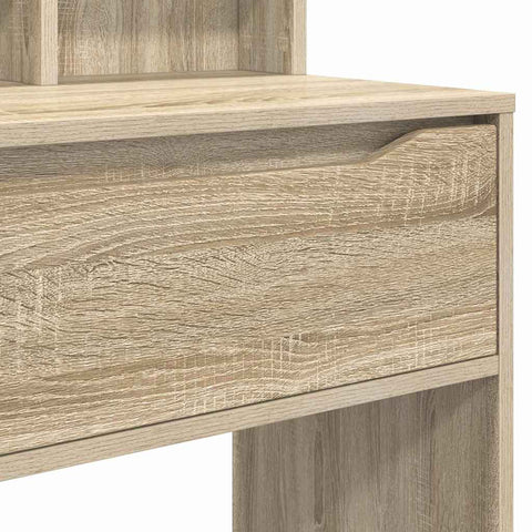 vidaXL Bedroom Dressing Tables Sonoma Oak 80 x 39.6 x 135 cm