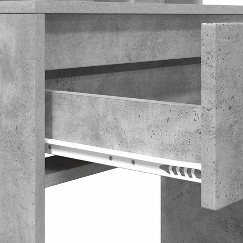 vidaXL Bedroom Dressing Tables Concrete Grey 80 x 39.6 x 135 cm