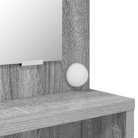 vidaXL Bedroom Dressing Tables Grey Sonoma 80 x 39.6 x 135 cm