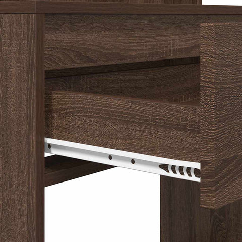 vidaXL Bedroom Dressing Tables Brown Oak 80 x 39.6 x 135 cm